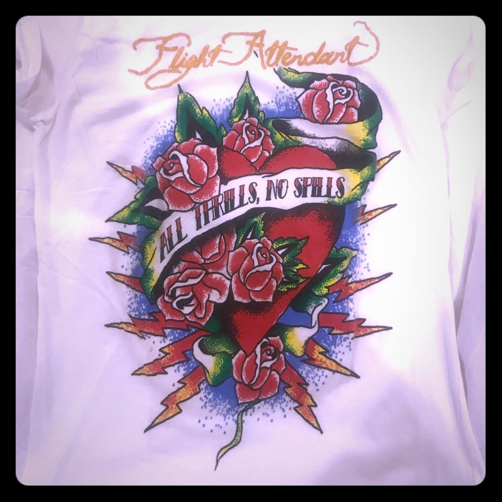Flight attendant tee shirt